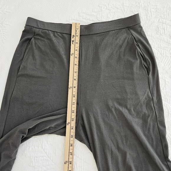 Eileen Fisher pull on pants washable stretch viscose blend gray size M - Picture 7 of 13